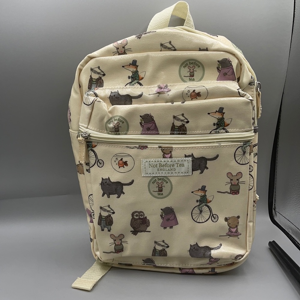 Made in England “ Not before tea”  child’s backpack